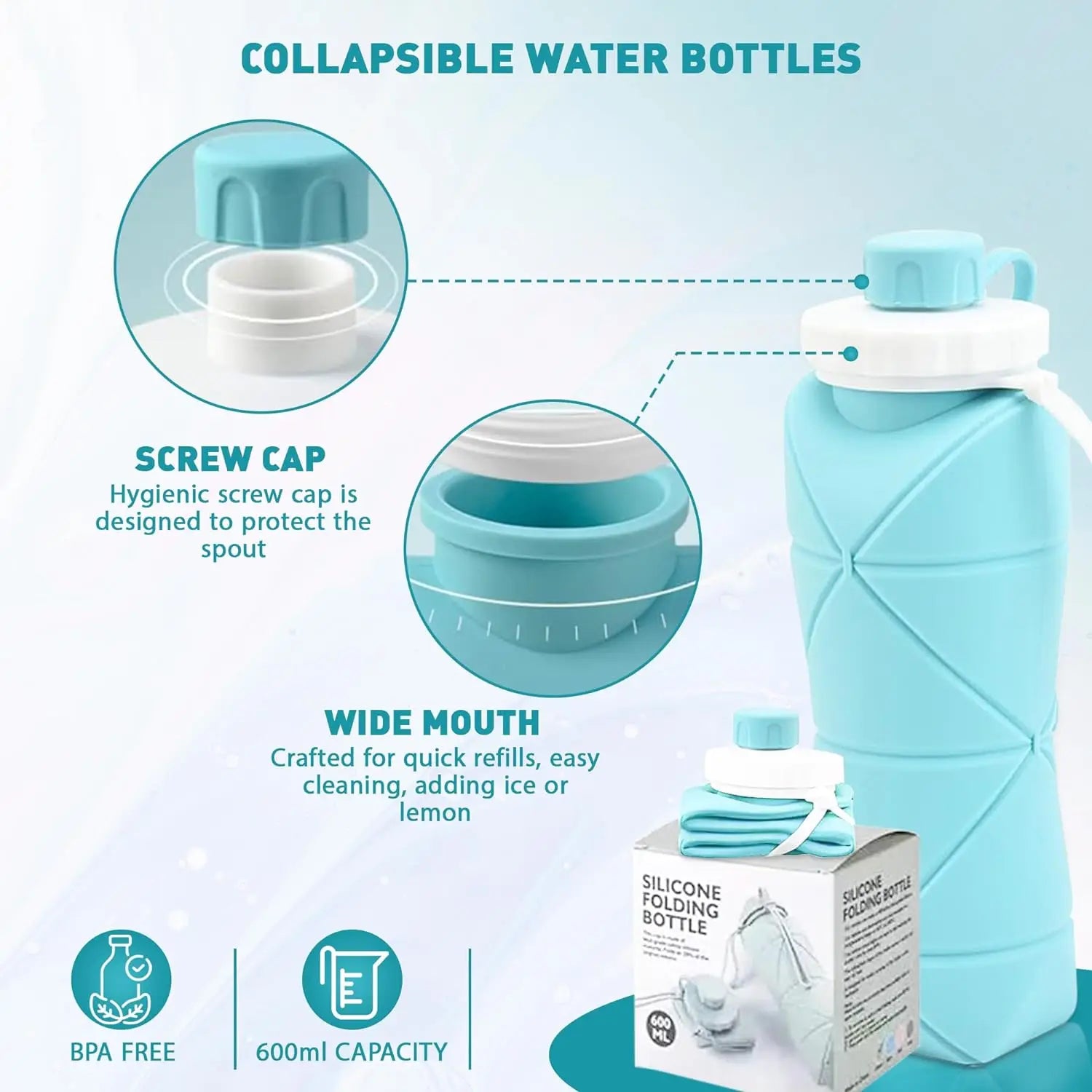 Foldable Water Bottle